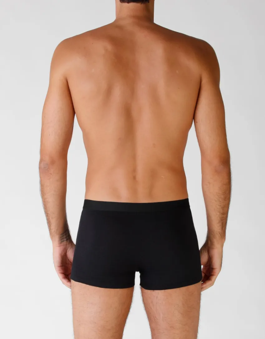 Uomo LOVABLE Multipack|Boxer-Bipack boxer in cotone elasticizzato, neroREF# L09G4