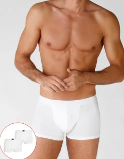 Uomo LOVABLE Multipack|Boxer-Bipack boxer in cotone elasticizzato, biancoREF# L09G4