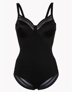 Donna LOVABLE Body E Lingerie-Body ferretto Shaping New Fit in microfibra Alto sostegno e invisibilità, REF# 05X9