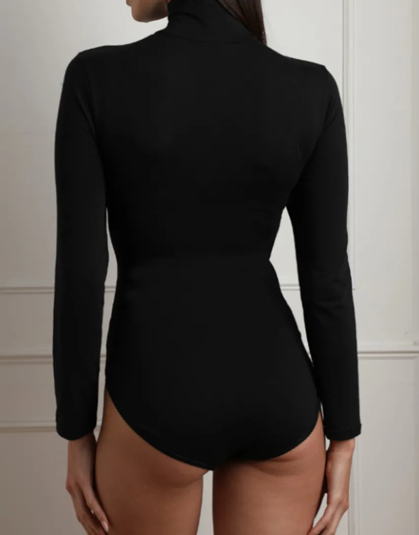 Donna LOVABLE Maglie-Body Manica Lunga Collo Alto Warm Sensation, REF# L0EJO