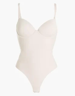 Donna LOVABLE Body E Lingerie-Body modellante con ferretto imbottito perizoma Smooth Shaping in microfibra, skinREF# L0E6N