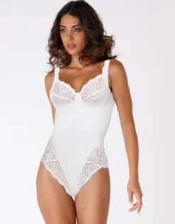 Donna LOVABLE Body E Lingerie-Body senza ferretto lov’ring con pizzo Media contenitività, REF# L3990
