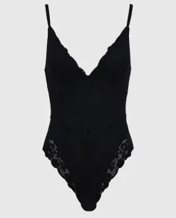Donna LOVABLE Body E Lingerie-Body Smooth Femininity in microfibra e pizzo, REF# L0E45