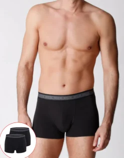 Uomo LOVABLE Multipack|Boxer-Boxer bipack uomo in cotone biologico, REF# L0A6C