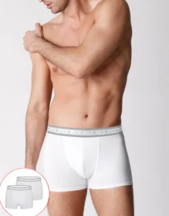 Uomo LOVABLE Multipack|Boxer-Boxer bipack uomo in cotone biologico, REF# L0A6C