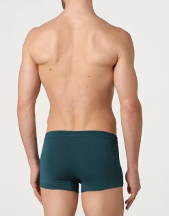 Uomo LOVABLE Boxer-Boxer Casual Cotton Modal, verde scuroREF# L0CSA