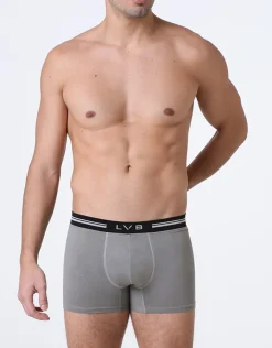 Uomo LOVABLE Boxer-Boxer Comfort 360 Stretch Cotton, grigio scuroREF# L077I