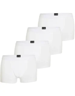 Uomo LOVABLE Multipack|Boxer-Boxer in cotone elasticizzato, confezione x4 biancoREF# L09G4