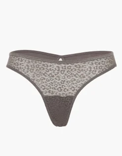 Donna LOVABLE Brasiliani-Brasiliano Animalier Mesh in tulle, REF# L0EO7