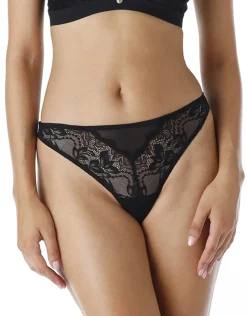 Donna LOVABLE Brasiliani-Brasiliano Feminine Elegance in pizzo e microfibra, REF# L0E9A