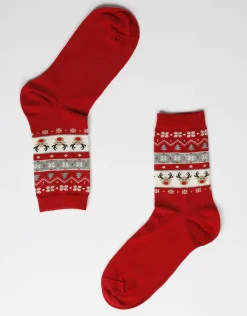 Donna LOVABLE Calze E Collant-Calzini Natale Donna Fancy Allover, REF# LLEV7