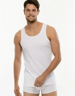 Uomo LOVABLE Canotte E Smanicati-Canotta 100% Pure Cotton in cotoneREF# 05XQ