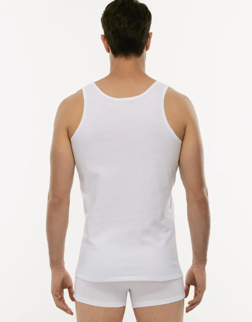 Uomo LOVABLE Canotte E Smanicati-Canotta 100% Pure Cotton in cotoneREF# 05XQ