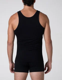 Uomo LOVABLE Canotte E Smanicati-Canotta girocollo Cool Sensation in Stretch Cotton, REF# L0DGN