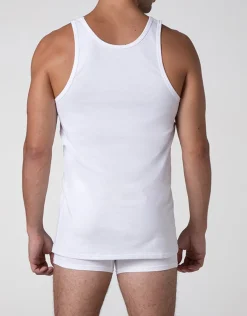 Uomo LOVABLE Canotte E Smanicati-Canotta girocollo Cool Sensation in Stretch Cotton, REF# L0DGN