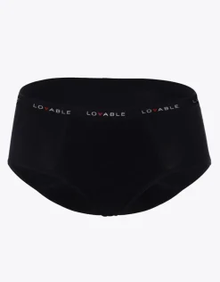 Donna LOVABLE Slip Da Ciclo Lavabili|Culotte-Culotte da ciclo lavabile flusso medio in cotone biologico certificato, REF# L0AYA