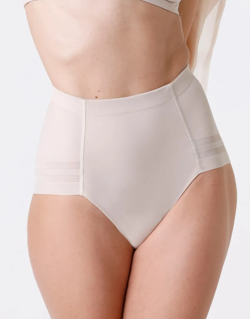 Donna LOVABLE Guaine-Guaina contenitiva Shaping New Fit in microfibra doppiata e tulle, skinREF# L0CVP