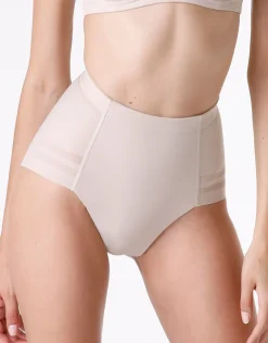 Donna LOVABLE Guaine-Guaina contenitiva Shaping New Fit in microfibra doppiata e tulle, skinREF# L0CVP