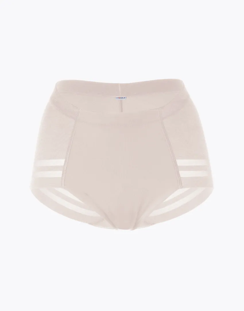 Donna LOVABLE Guaine-Guaina contenitiva Shaping New Fit in microfibra doppiata e tulle, skinREF# L0CVP
