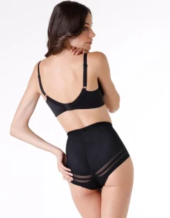 Donna LOVABLE Guaine-Guaina contenitiva Shaping New Fit in microfibra doppiata e tulle, REF# L0CVP