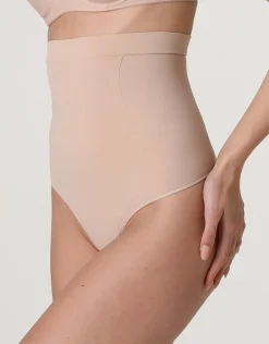 Donna LOVABLE Guaine-Guaina Perizoma Vita Alta modellante Silhouette Shaping in microfibra, REF# LLEKJ