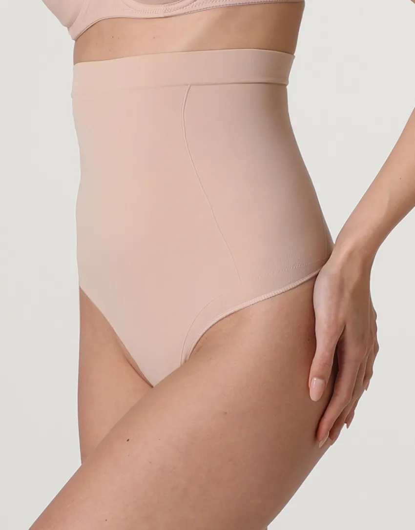 Donna LOVABLE Guaine-Guaina Perizoma Vita Alta modellante Silhouette Shaping in microfibra, REF# LLEKJ