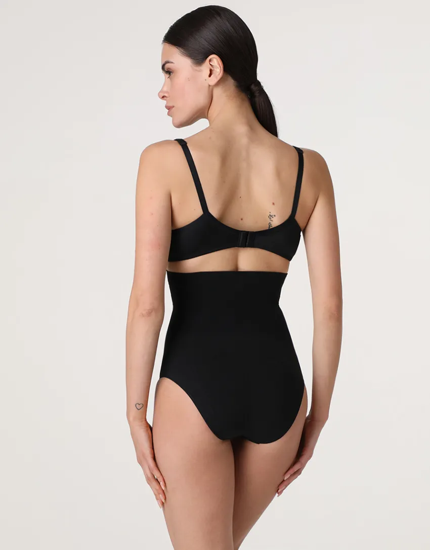 Donna LOVABLE Guaine-Guaina Slip Vita Alta modellante Silhouette Shaping in microfibra, REF# LLEJW