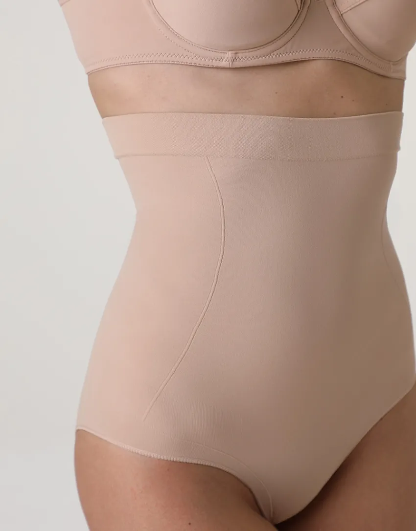 Donna LOVABLE Guaine-Guaina Slip Vita Alta modellante Silhouette Shaping in microfibra, REF# LLEJW