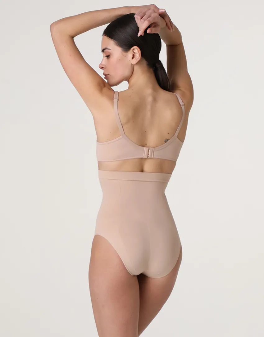 Donna LOVABLE Guaine-Guaina Slip Vita Alta modellante Silhouette Shaping in microfibra, REF# LLEJW
