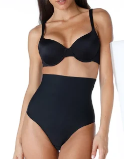 Donna LOVABLE Guaine-Guaina Slip Vita Alta modellante Smooth Shaping in microfibra, REF# L0E01