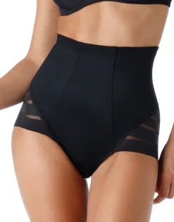 Donna LOVABLE Guaine-Guaina Vita Alta Fancy Shaping in microfibra modellante e tulle, REF# L00IV