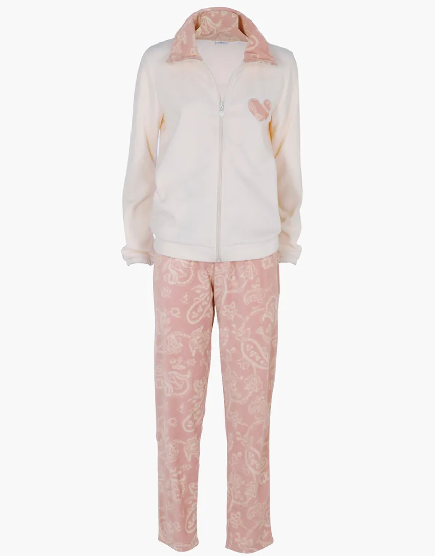 Donna LOVABLE Homewear|Pigiami Donna-Homewear Aperto in Micropile, REF# L0DNC