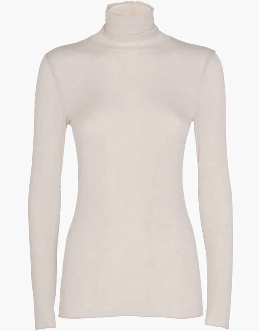 Donna LOVABLE Maglie-Maglia a collo alto e manica lunga in modal e cashmere, REF# L0DVD