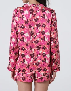 Donna LOVABLE Pigiami Donna-Pantaloncino in Satin, REF# L0EHT