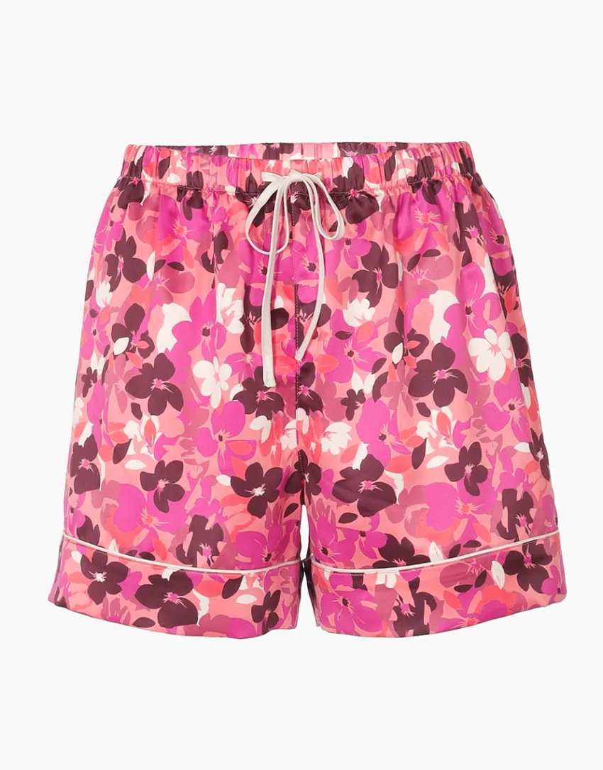 Donna LOVABLE Pigiami Donna-Pantaloncino in Satin, REF# L0EHT