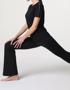 Donna LOVABLE Leggings E Joggers|Sport-Pantaloni a zampa Active Comfort, REF# LLDSB
