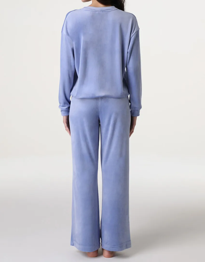Donna LOVABLE Homewear|Pigiami Donna-Pigiama girocollo in Ciniglia, REF# L0ELH