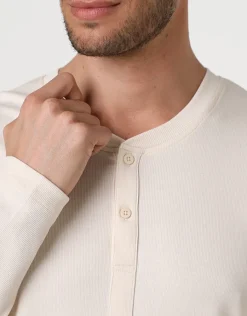 Uomo LOVABLE Pigiami-Pigiama Lungo Collo Serafino in Jersey Rib e Interlock, REF# LLELS