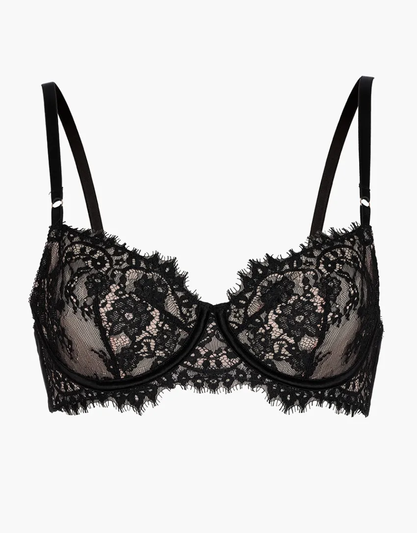 Donna LOVABLE Balconcino|Con Ferretto-Reggiseno balconcino con ferretto Le Studio in pizzo, REF# L0EE5