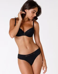 Donna LOVABLE Coppa D|Coppa B-Reggiseno balconcino con ferretto e imbottitura Celebrity, , in pizzo elasticoREF# 04HX