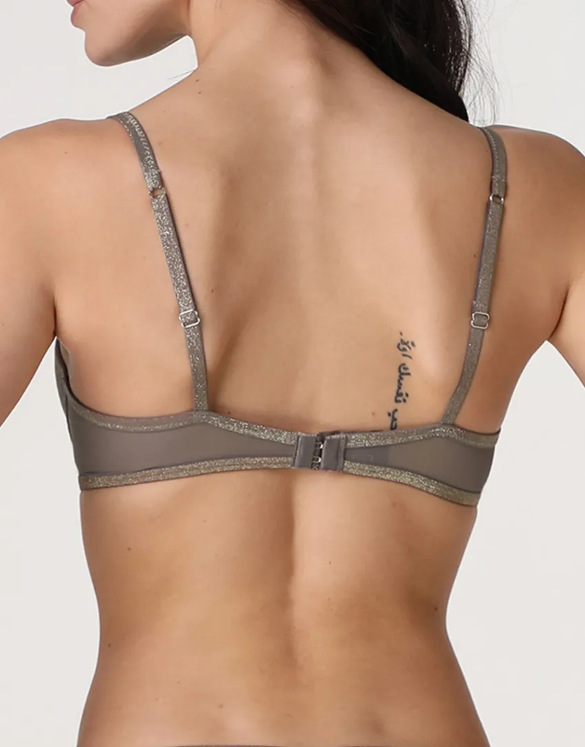 Donna LOVABLE Imbottiti|Con Ferretto-Reggiseno con ferretto imbottito Animalier Mesh in tulle, REF# L0EO5
