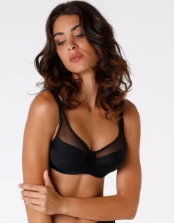 Donna LOVABLE Coppa F|Coppa E-Reggiseno con ferretto Modern Shaping in microfibra, REF# L4262