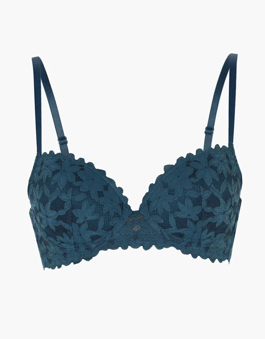 Donna LOVABLE Push Up / Super Push Up|Con Ferretto-Reggiseno con Ferretto Push-Up Ribbon Lace in pizzo, REF# L0ENZ