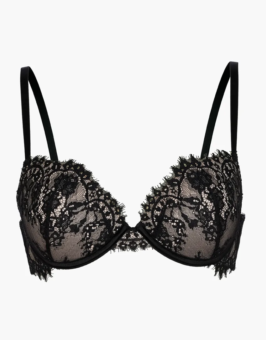 Donna LOVABLE Push Up / Super Push Up|Con Ferretto-Reggiseno con Ferretto Push-Up Le Studio in pizzo, REF# L0EE6