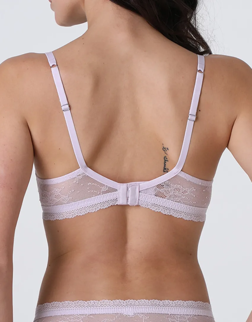 Donna LOVABLE Con Ferretto-Reggiseno con Ferretto Romance Lace in pizzo, lillaREF# L0E9P