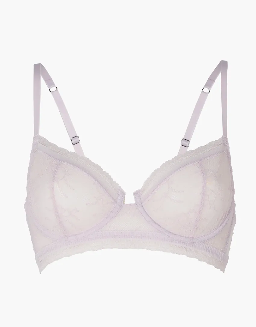 Donna LOVABLE Con Ferretto-Reggiseno con Ferretto Romance Lace in pizzo, lillaREF# L0E9P