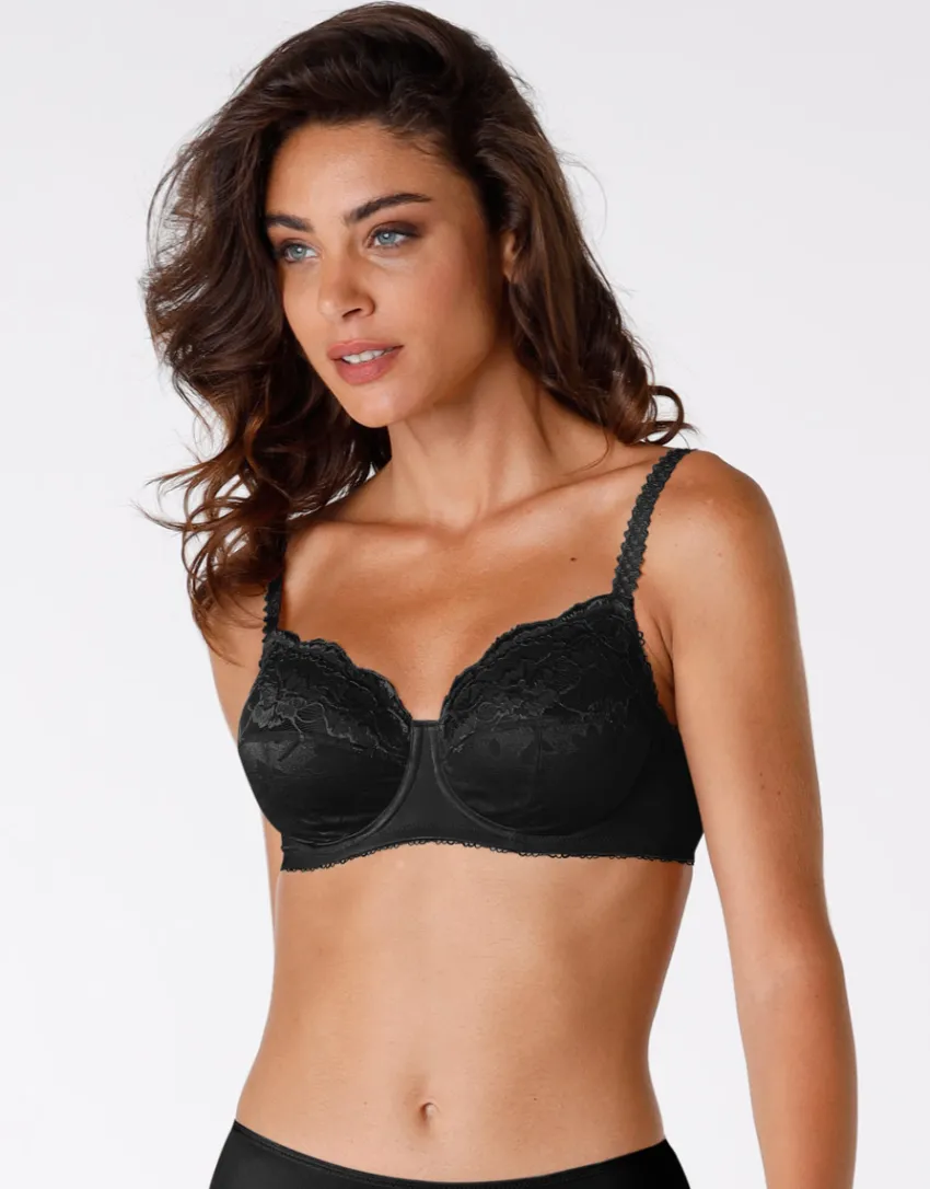 Donna LOVABLE Coppa E|Coppa D-Reggiseno con ferretto senza imbottitura Exuberance, , in pizzo. Alto sostegnoREF# 4068