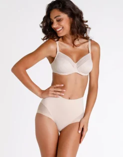 Donna LOVABLE Coppa E|Coppa D-Reggiseno con ferretto senza imbottitura Shaping New Fit in microfibra, REF# 05X7