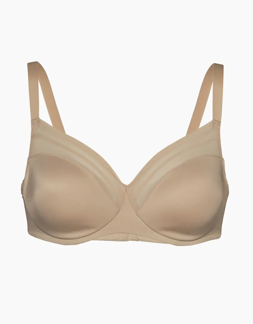 Donna LOVABLE Coppa E|Coppa D-Reggiseno con ferretto senza imbottitura Shaping New Fit in microfibra, REF# 05X7
