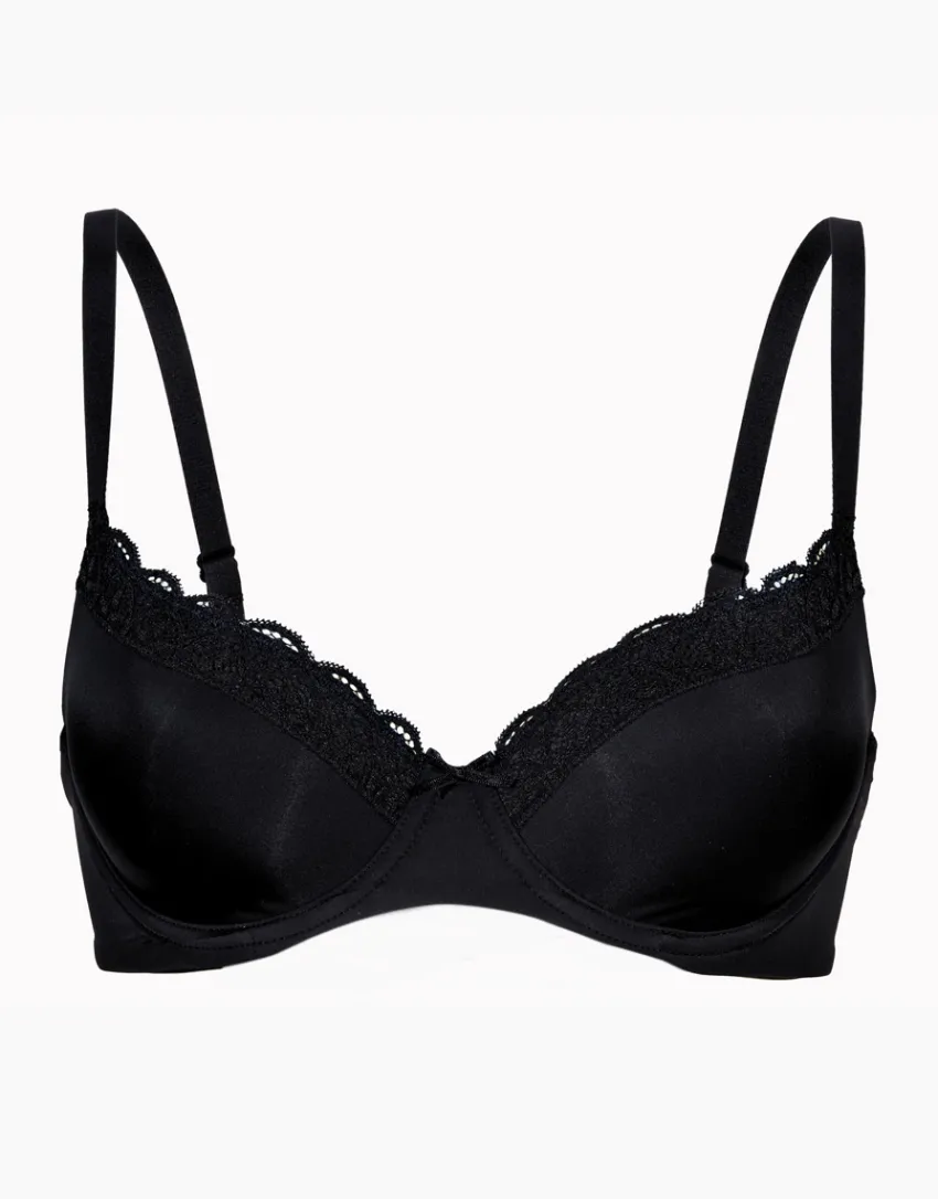 Donna LOVABLE Coppa D|Coppa C-Reggiseno ferretto balconette leggermente imbottito Sensual Touch , in morbida microfibra. Comfort estremoREF# 4142